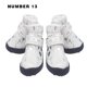 thumbnail image 4 of Billuyoard Zapatos para mascotas, botas deportivas de costura, tejido de gamuza transpirable, calzado para mascotas, rojo, 1 yarda Ropa para mascotas blanco tres Billuyoard PT000056-13, 4 of 6