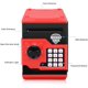 thumbnail image 5 of Hucha con contraseña de cajero automático electrónico de dibujos animados, moneda en efectivo, caja de ahorro de dinero de papel de desplazamiento automático, regalo para niños (negro rojo) oso de fresa Electrónica, 5 of 5
