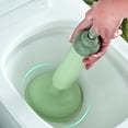 thumbnail image 3 of Sylvtty High Pressure Silicone Toilet Plunger Pump Anti-Clogging Drain Cleaners Powerful Suction Cup Telescopic Handle Toilet Clog Remover, 3 of 6