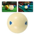 thumbnail image 1 of BRIGHTFUFU Accessoires de Billard Boule de Billard Blanche Ronde Lot de 1, 1 of 7