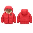 thumbnail image 3 of URMAGIC Toddler Boys Girls Hooded Windproof Snow Winter Padded Puffer Jacket Outwear 2-7T, 3 of 17