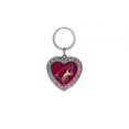 thumbnail image 1 of Arizona Coyotes Bling Rhinestone Heart Key Chain, 1 of 1