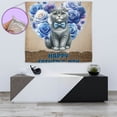 thumbnail image 4 of Scottish Fold Proud Dad Happy Father's Day Tapestry Cat Lover Kitten Owner Gifts Wall Hanging Backdrop Home Decor - 02008, 4 of 5