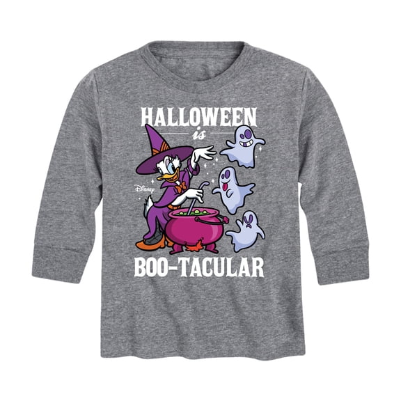 Mickey & Friends - Halloween Is Bootacular - Toddler And Youth Long Sleeve Graphic T-Shirt