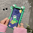 thumbnail image 4 of Phone Cases for iPhone 14 Plus,Cute Cartoon Green Crocodile Phone Case Unique Fun Cover Case 3D Soft Silicone Shockproof Cover, 4 of 4