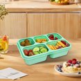 thumbnail image 4 of HBFAGFB Snack Storage Containers Reusable Lunch Box 4pcs for School Work Travel Going Out Pink, 4 of 6
