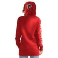 thumbnail image 2 of Women's G-III 4Her by Carl Banks Red Atlanta Falcons Extra Inning Pullover Hoodie, 2 of 2