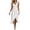 White, variant on Wedding Guest Dresses for Women Short Maxi V-Neck Plus Size Womens Dress Sleeveless Wrap Long Casual Summer Black S