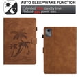 thumbnail image 5 of for Lenovo Tab M11 11" 2024 Smart Auto Sleep/Wake Cover with Pencil Holder, Tree Pattern PU Leather Card/Stylus Holder Folding Stand Anti-Scratch Cover for Lenovo Tab M11, Brown, 5 of 6