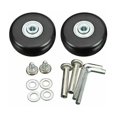 thumbnail image 2 of Roulette de Valise, Valise de Bagage Réparation Roulette Robuste 50mm Muet Caoutchouc Universel Roue Pivotante de Rechange de Transport Remplacer Roulette 4PCS pour Valise/lu, 2 of 5