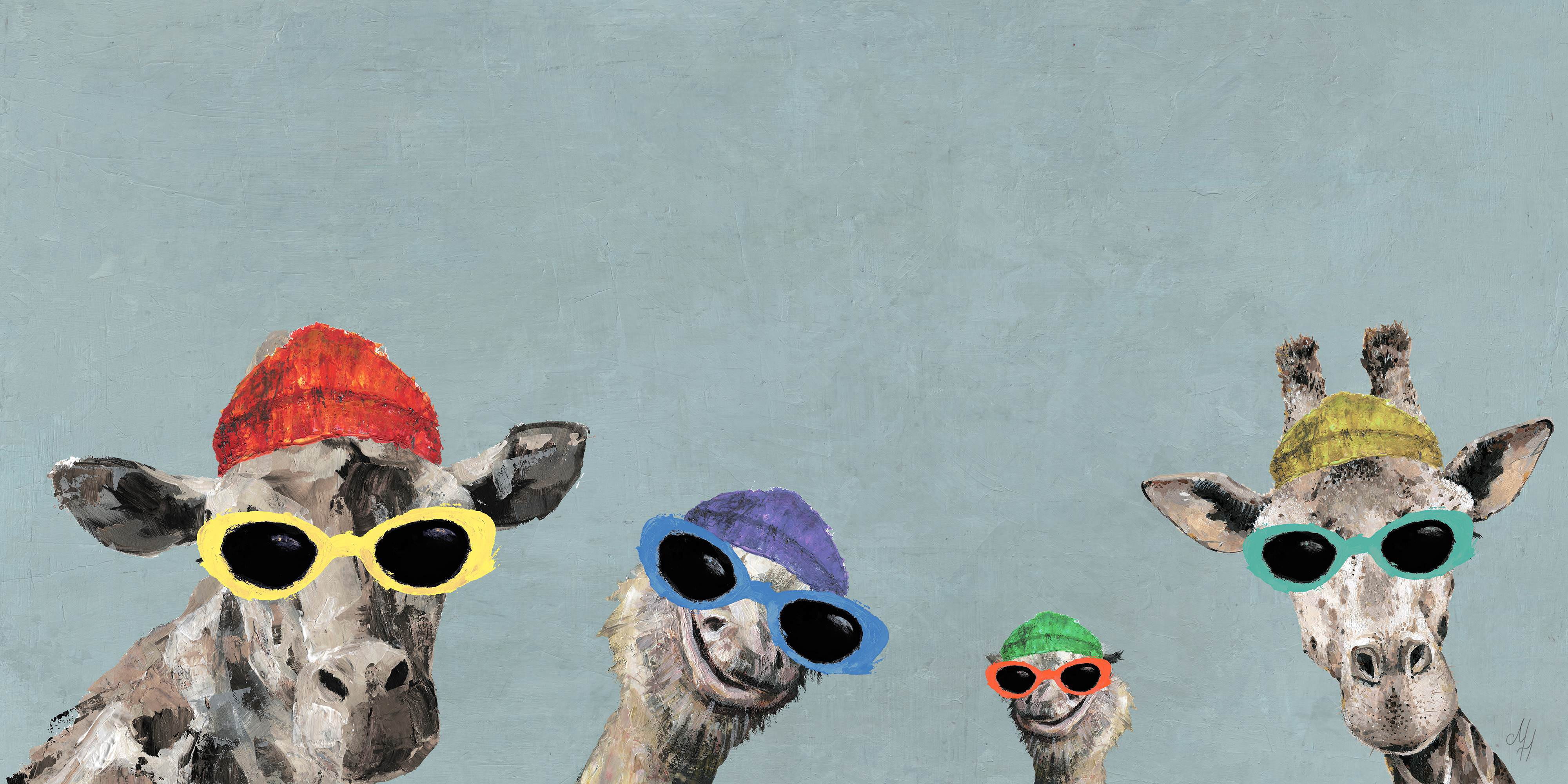 Color Squad Painting Print on Wrapped Canvas