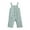 Blue, variant on Musuos Toddler Girls Boys Summer Casual Romper 6M 12M 18M 24M 3Y 4Y Solid Color Pocket Buttons Straps Sleeveless Jumpsuits