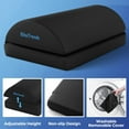 thumbnail image 4 of Foot Rest for Under Desk at Work-Versatile Foot Stool with Washable Cover-Comfortable Footrest with 2 Adjustable Heights for Car,Home and Office to Relieve Back,Lumbar,Knee Pain-Black, 4 of 6