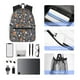thumbnail image 4 of Disketp Wildflowers Mochila Ligera Clásica con Múltiples Bolsillos, Mochila Casual para Hombre y Mujer, Ideal para Escuela, Trabajo y Viajes, 4 of 6