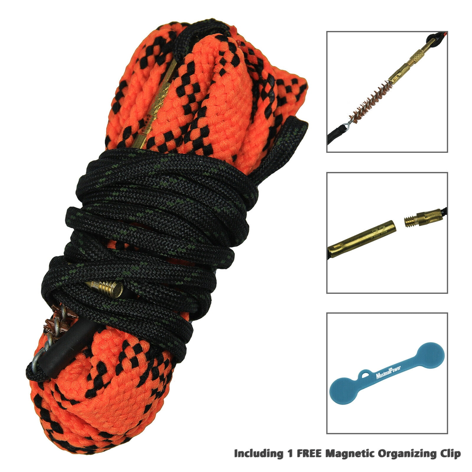 Pull Through Bore Snake Rifle Barrel Cleaner Boresnake Cleaning Kit