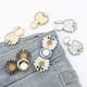 thumbnail image 1 of Botones de metal reutilizables, broches de presión de perlas, alfileres para pantalones, botones retráctiles, hebillas para coser para jeans, ajuste perfecto, reduce la cintura, 1 of 5