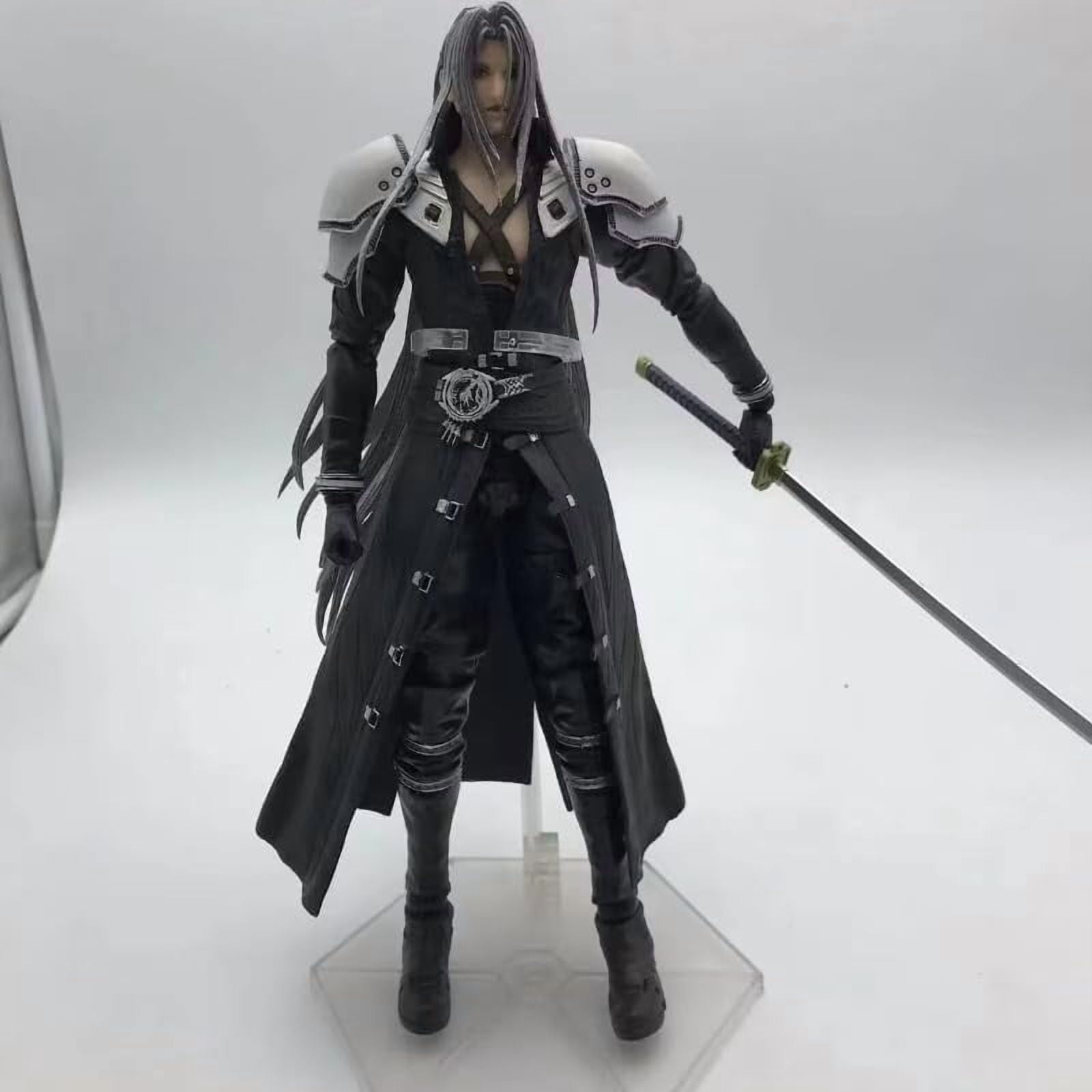 Sephiroth‌ Figure Standing Take A Knife Sephiroth‌ Anime Figures 28cm/11inch Anime Character Statue Model Decoration Ornament Gifts