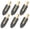 Black, variant on 6 Pcs Creaseless Hair Clips No bend No Crease Hair Clip Makeup Clips for Women and Girls Flat Hair Clips for Hairstyling Salon Golden Handle