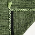 thumbnail image 5 of SAFAVIEH Montauk Bijar Solid Cotton Runner Rug, Green/Black, 2'3" x 6', 5 of 6