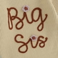thumbnail image 5 of Toddler Baby Girl Sweater Big Sister Long Sleeve Knit Pullover Top Sister Outfits Fall Winter Clothes, 5 of 8