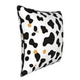 thumbnail image 3 of Velvet Rimmed Pillowcase Is Not Easy To Open Line Deformation Invisible Zipper Opening And Closing Only Pillowcase Does Not Contain Pillow Core Simple Cow Print Pattern, Vector Art Style_2 18"X18", 3 of 8
