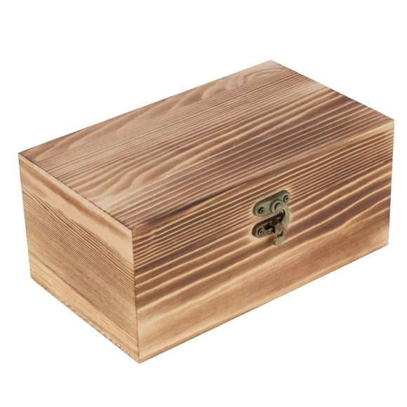 Wooden Box Hinged Lid