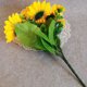 thumbnail image 1 of unbranded 2Ud Ramo De Flores Artificiales Girasol Amarillo Para Embellecer Cafés Y, 1 of 6
