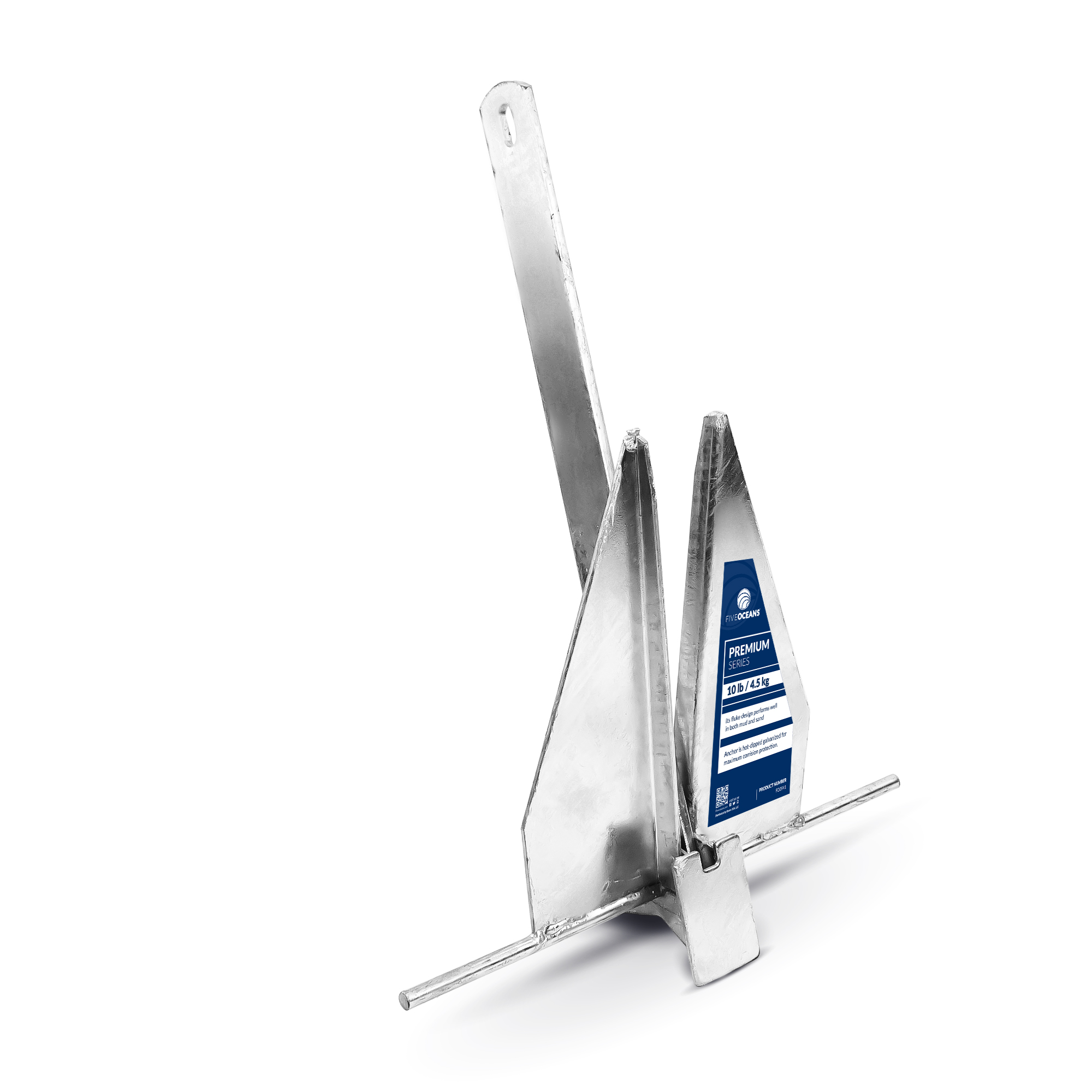 Five Oceans Traditional Fluke Anchors, Danforth Style 10 LB FO3941