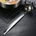 thumbnail image 4 of Stainless Steel Oil Separator Soup Ladle Gravy Food Fat Separator Skimmer Spoon for Home Kitchen and Cooking Soup Gadget, 4 of 15