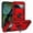 Red, variant on Dteck Case for Google Pixel 9 Pro / 9, with Finger Ring Holder Kickstand, Military Grade Stand Cover Phone Cases Compatible for Google Pixel 9 Pro / 9, Silver