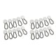 thumbnail image 4 of Advancent Extensor de cuello de camisa de 1 bolsa, expansor de cintura sin costuras de tela no irritante, hebilla de cuerda de repuesto Blanco 2piezas, 4 of 6