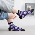 thumbnail image 2 of Pofeuu cool flower Skull Print 30cm Socks, Adult Running Hiking Socks for Youth and Adult, 2 of 7