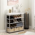 thumbnail image 3 of Estantería Furinno Turn-N-Tube de 3 niveles, negro/gris, 3 of 6
