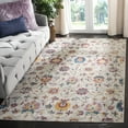 thumbnail image 2 of SAFAVIEH Merlot Leslie Floral Area Rug, Cream/Multi, 5'1" x 7'6", 2 of 8