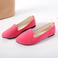 thumbnail image 5 of Watermelon Red Womens Flat Shoes For Work And Casual Wear Comfortable Design Lightweight Construction Suitable For Indoor And Outdoor Daily Use Size 39, 5 of 5