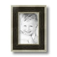 thumbnail image 2 of ArtToFrames 4" x 6" Black Panel With Silver Lip Picture Frame, 4x6 inch Multi Wood Poster Frame (WOM-5093), 1 Pack, 2 of 6