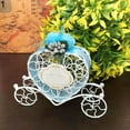 thumbnail image 4 of Heart Carriage Couch Sweets Chocolate Candy Box Wedding Party Favours Gift Box Red Alloy, 4 of 5