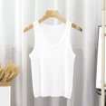 thumbnail image 2 of Sngxgn Tank Tops for Women Cowl Neck Spaghetti Strap Camisole(White,One Size), 2 of 3
