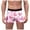 Pink, variant on Men's Brief Funny Novelty Heart Underwear Valentine's Day Comfort Breathable Underwear A XXXXXL