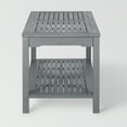 thumbnail image 6 of Manor Park Outdoor Acacia Wood Patio Coffee Table, Grey Wash, 6 of 7