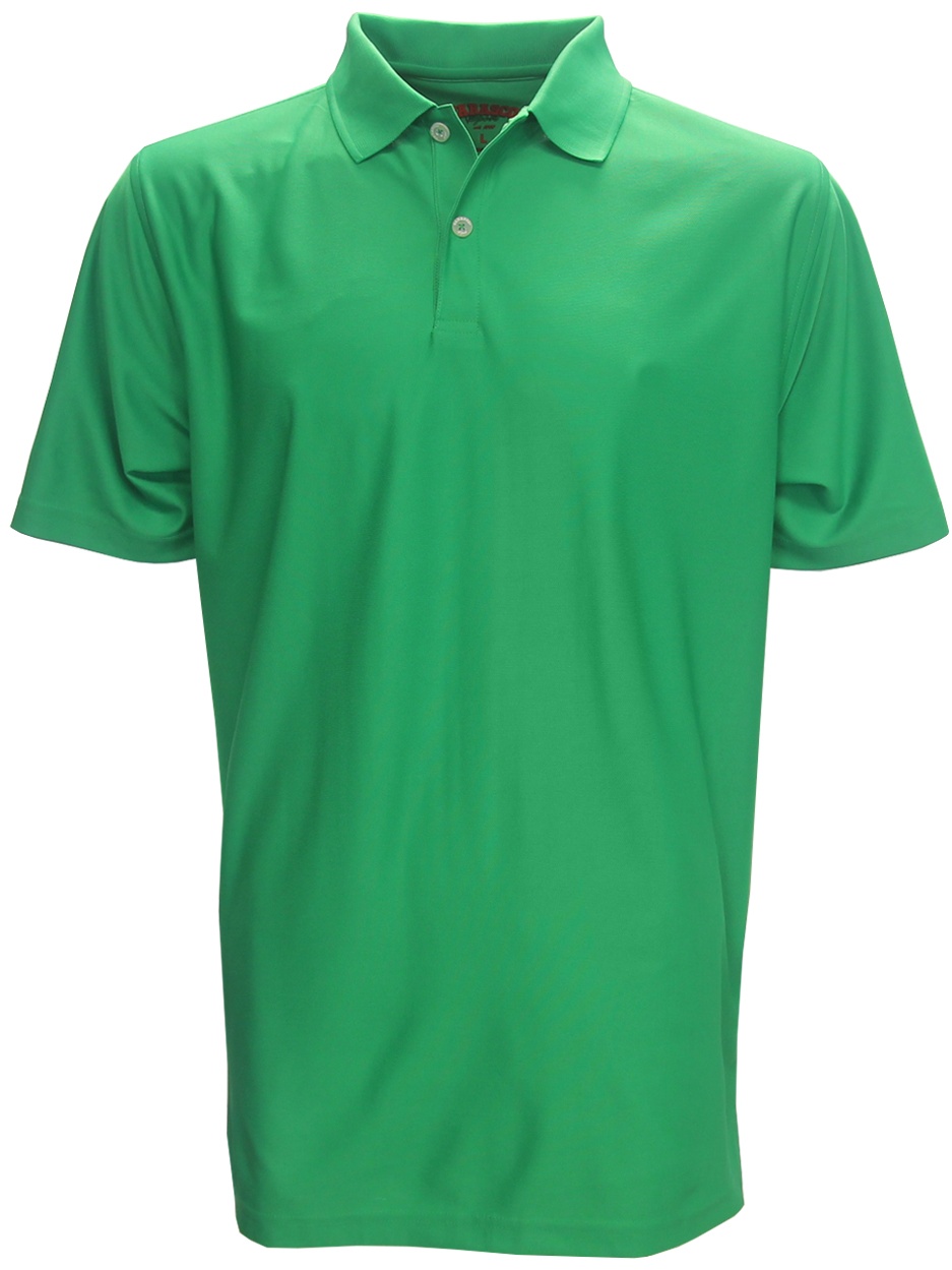 Tabasco Performance Solid Polo Golf Shirt, XLarge Kelly Green
