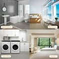 thumbnail image 4 of Retractable Clothesline Stainless Steel Heavy Duty 9Feet(MAX) for Hanging Drying in Bathroom Laundry Hotels, Chrome Finish,Round Style (Black), 4 of 4