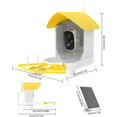 thumbnail image 6 of Smart Bird Feeder with Camera, AI Identify Bird Breed, Solar-Powered WiFi FHD 2K Live Camera, Auto Capture Backyard Garden Bird Watching, IP65,Motion Detection, Cloud and SD Card Storage, 6 of 14