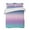 Blue/Purple/Teal, variant on Quilts Twin Size, Blue Purple Teal Ombre Cream Soft Comforter Bedding Set for Bed, Modern Abstract Art Aesthetics Lightweight Quilted Bedspread with Pillow Cover(2 Pieces) for All Season, 68x86 Inch