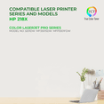 thumbnail image 2 of TCT 218X Toner Cartridge 4 Pack - Compatible Replacement WITH CHIP Works With HP LaserJet Pro 3201, MFP 3301 Printers (Black Cyan Magenta Yellow) - not compatible with "-e" suffix printers, 2 of 5