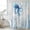 Blue Grey, variant on Blue Octopus Coastal Shower Curtain, Waterproof Shower Curtains for Bathroom, Coral Summer Beach Nautical Ocean Blue Washable Fabric Bathtub Curtain Set Bath Decor with 12 Hooks 48"x72"