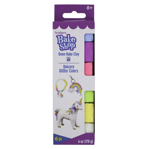Sculpey Unicorn Glitter Oven Bake Clay Set
