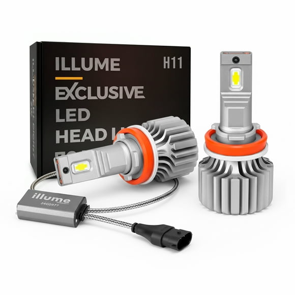 Luces Led para Auto - ILLUME - Modelo 70 W - 11,000 lúmenes - Resistencia al Agua - Haz de luz Perfecto (H11)