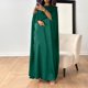 thumbnail image 1 of WILLBEST Vestidos de Algodon Vestido Negro para Mujer Jersey de Manga Larga Talla Grande Verde Morado Beige Negro Vestido Extra Grande, 1 of 3