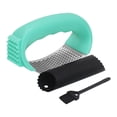 thumbnail image 2 of Zeyigg Mini Garlic Press Rocker Stainless Steel,Manual Garlic Mincer,Garlic Crusher ,Garlic Chopper With Peeler And Cleaning Brush,Kitchen ToolsGreen, 2 of 6